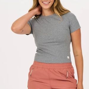 Vuori Gray Short Sleeve Tee